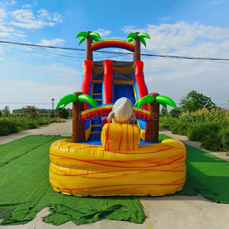 Perosotan Air Tiup PVC Komersi - Kids Outdoor Play Equipment ulasan dan harga