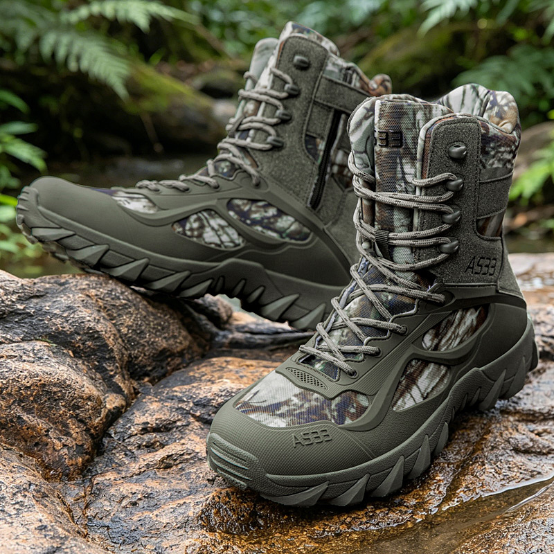 Sepatu Bot Taktis Pria Sepatu  - Kids Outdoor Shoes ulasan dan harga