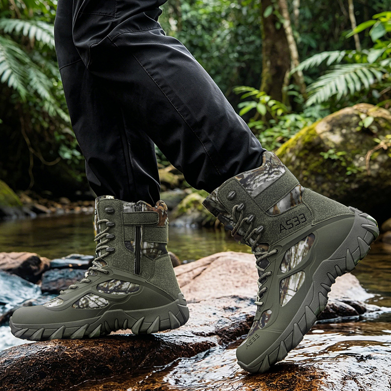 Sepatu Bot Taktis Pria Sepatu  - Kids Outdoor Shoes ulasan dan harga