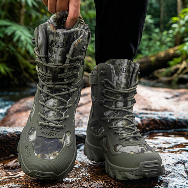 Sepatu Bot Taktis Pria Sepatu  - Kids Outdoor Shoes ulasan dan harga