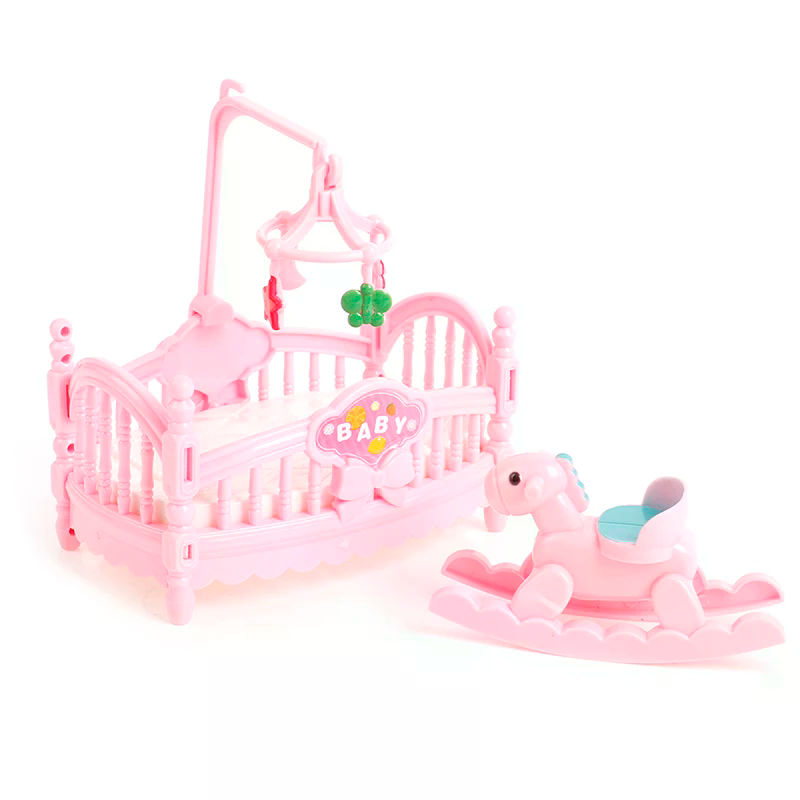 Set Tempat Tidur Bayi Miniatur - Kids Outdoor Doll House ulasan dan harga