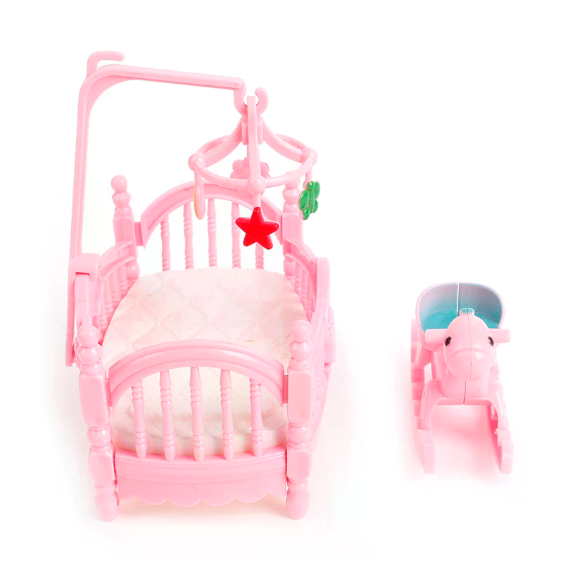 Set Tempat Tidur Bayi Miniatur - Kids Outdoor Doll House ulasan dan harga