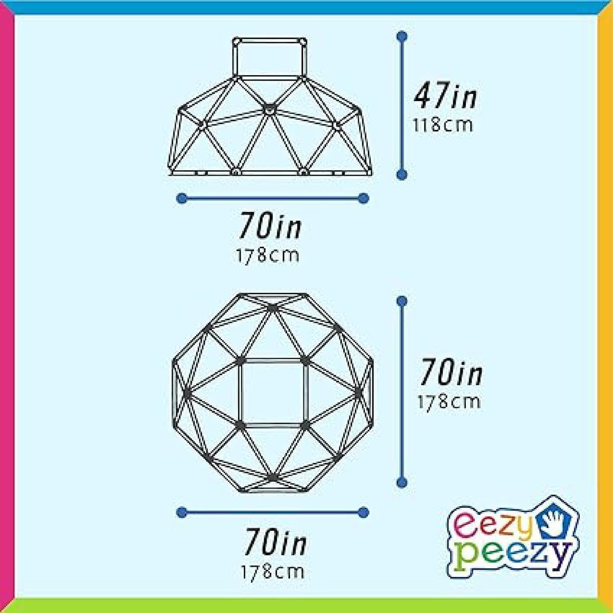 Climber with Top - Set Permain - Kids Outdoor Climbing Dome ulasan dan harga