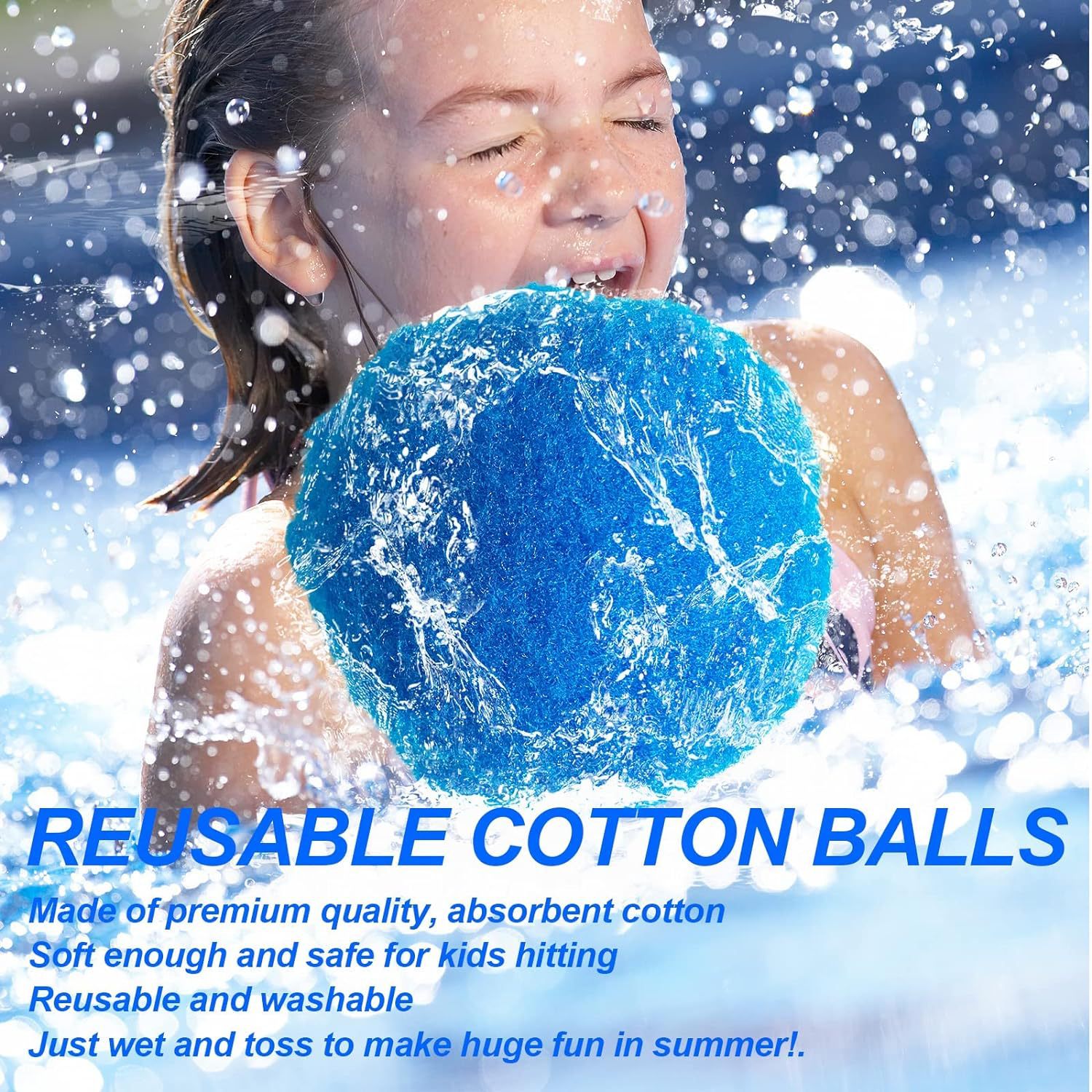 12/30/60 Buah Balon Air Katun  - Kids Outdoor Water Play ulasan dan harga