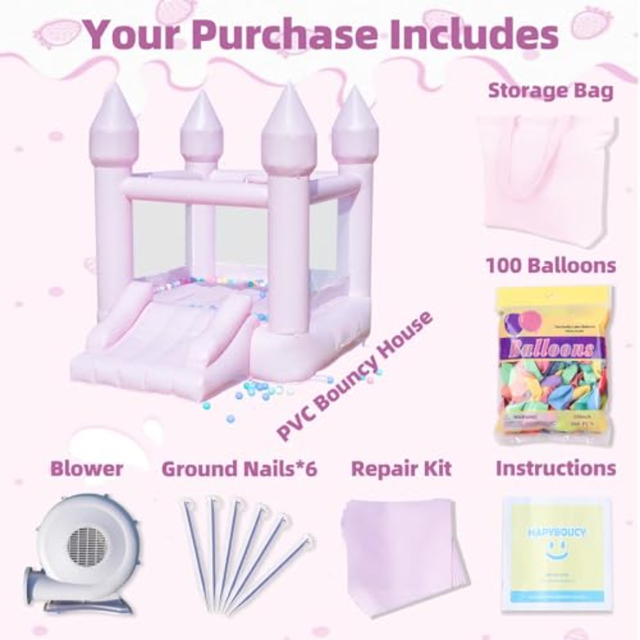 Rumah balon PVC untuk anak-ana - Kids Outdoor Slide ulasan dan harga