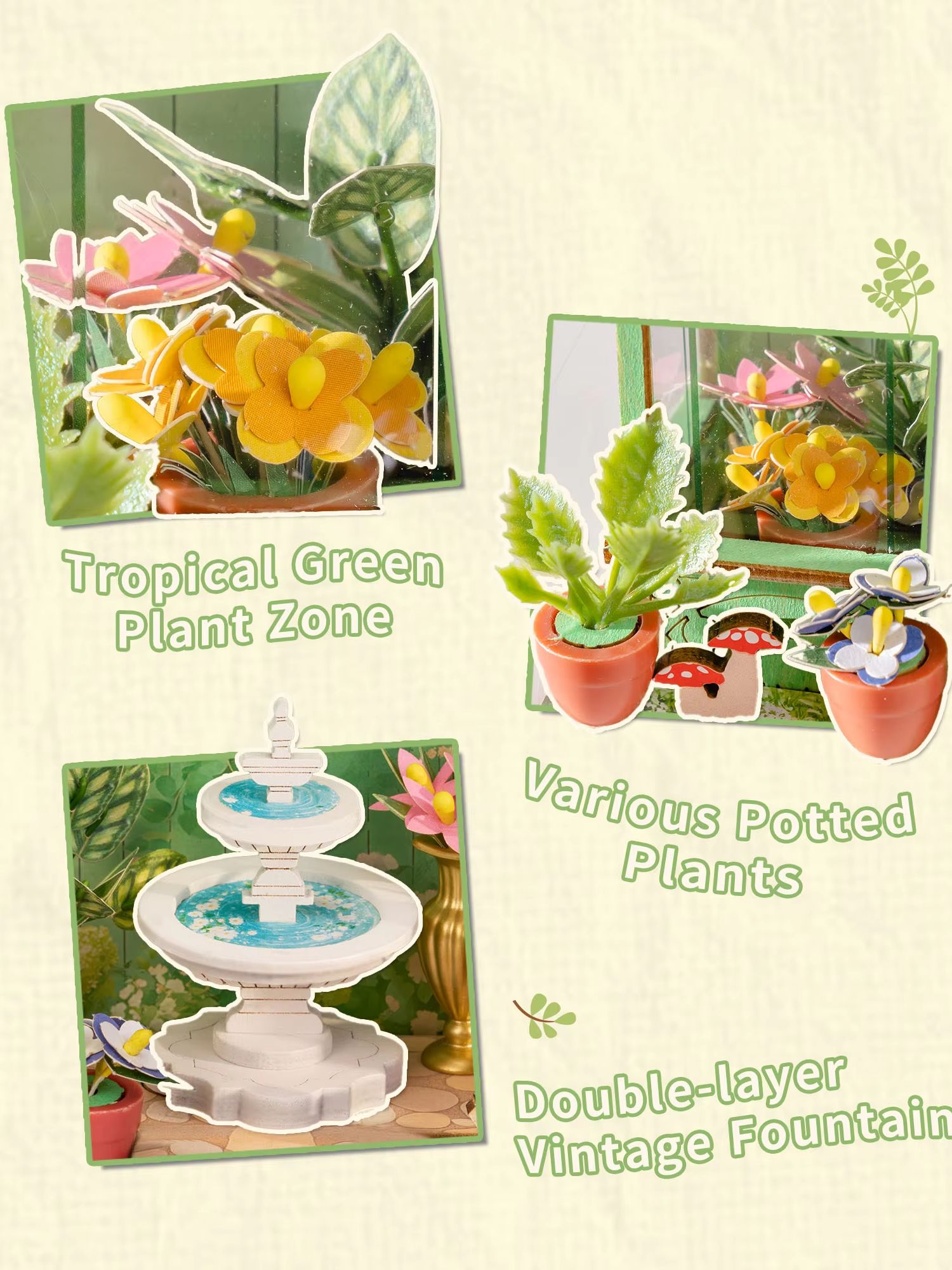 Kit Rumah Mini DIY Rolife, Tam - Kids Outdoor Doll House ulasan dan harga