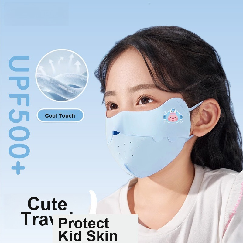 Masker Wajah Anak dari Kain Su - Outdoor Kid Friendly ulasan dan harga