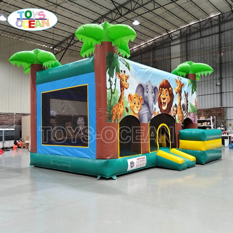 Rumah Loncat Tiup Bertema Huta - Kids Outdoor Slide ulasan dan harga