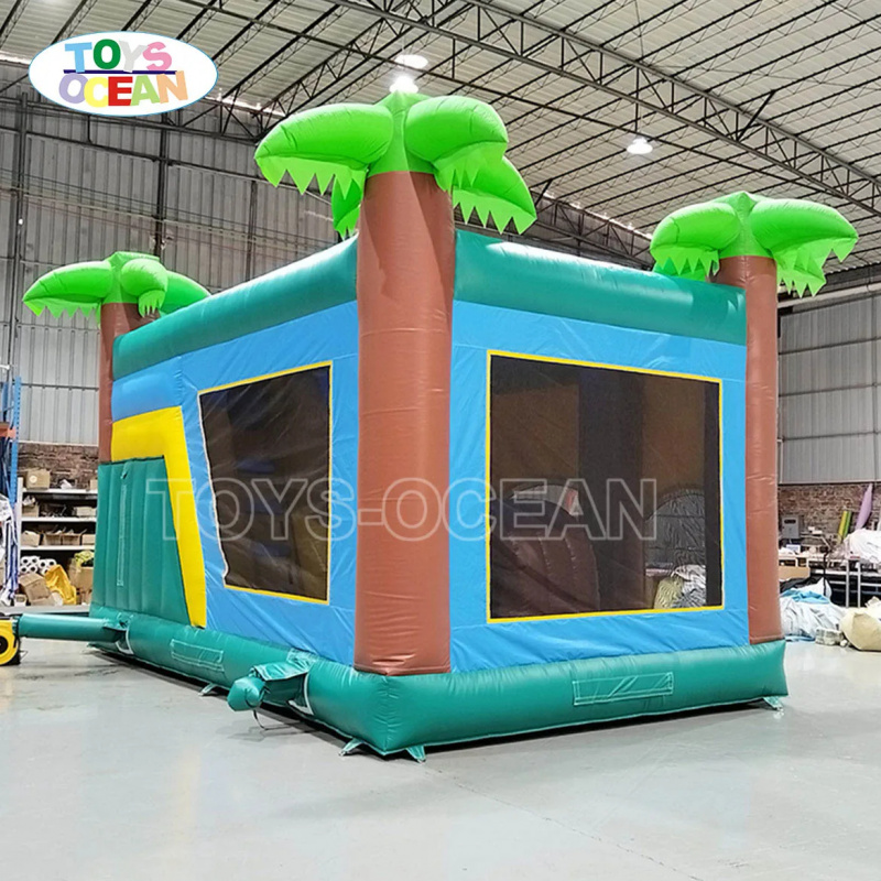 Rumah Loncat Tiup Bertema Huta - Kids Outdoor Slide ulasan dan harga